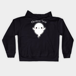 Christmas Spirit - Spooky Ghost Kids Hoodie